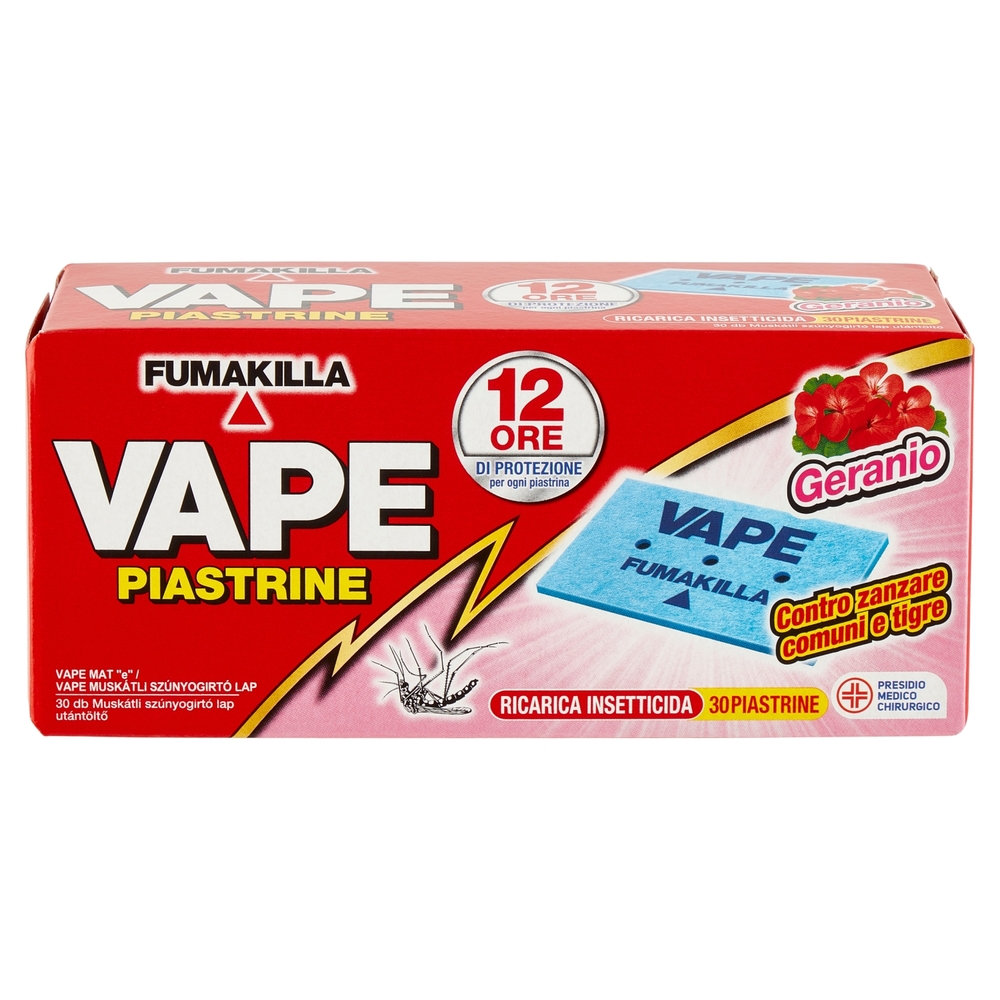 VAPE Piastrine Geranio 30 pz